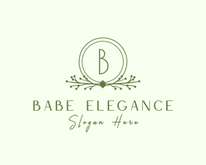 Floral Wreath Wedding Planner logo design