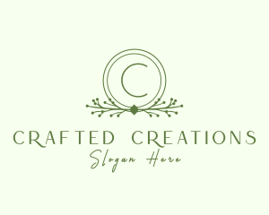 Floral Wreath Wedding Planner logo design