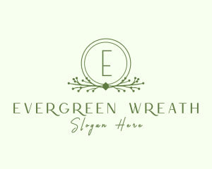 Floral Wreath Wedding Planner logo design