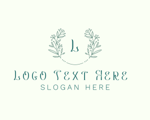 Flower Wreath Wedding Planner logo