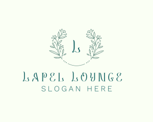 Flower Wreath Wedding Planner logo design