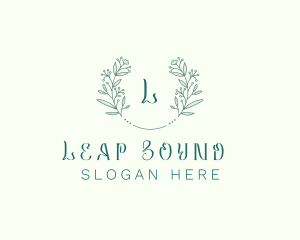 Flower Wreath Wedding Planner logo design