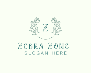 Flower Wreath Wedding Planner logo design