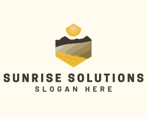 Sun Field Agriculture logo design