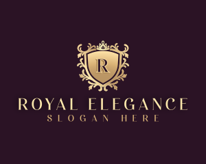 Royal Shield Crown logo design