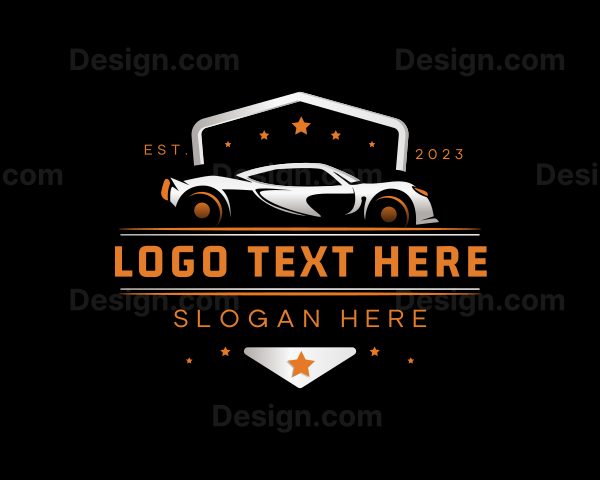 Sports Car Racing Logo