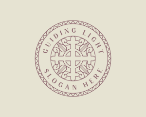 Holy Cross Church logo design