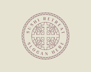 Holy Cross Church logo design