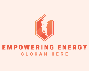 Lightning Electric Energy logo design