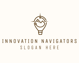 Navigation Mountain Travel logo design