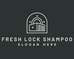 Star Storage Lock logo design