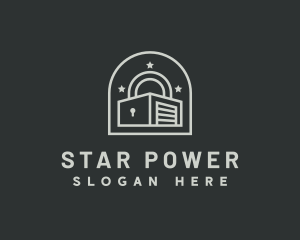 Star Storage Lock logo design