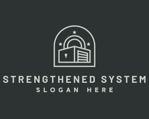 Star Storage Lock logo design