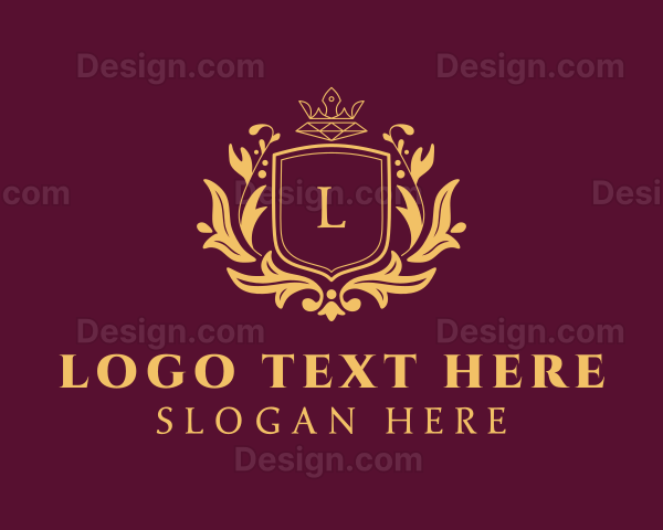 Shield Wreath Jewelry Logo