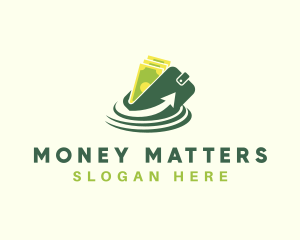 Cash Money Wallet logo design