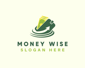 Cash Money Wallet logo design