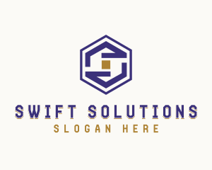 Professional Enterprise Letter S logo design