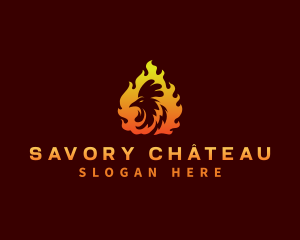 Fire Chicken Grill logo design