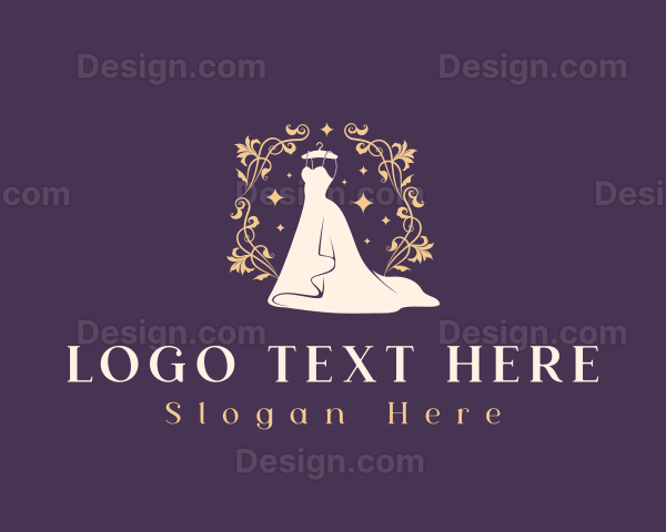 Elegant Wedding Gown Logo