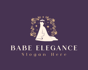 Elegant Wedding Gown logo design