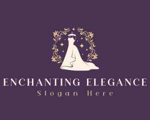 Elegant Wedding Gown logo design