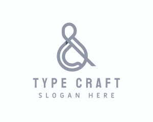 Gray Ampersand Typography logo