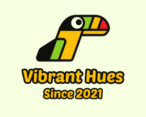 Hip Colorful Toucan logo