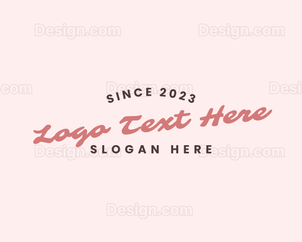 Craft Business Wordmark Logo