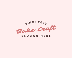 Craft Business Wordmark logo design