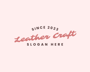 Craft Business Wordmark logo design