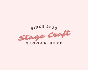 Craft Business Wordmark logo design