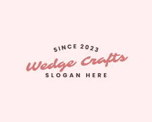 Craft Business Wordmark logo design