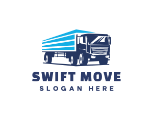 Vehicle Truck Moving Company logo design