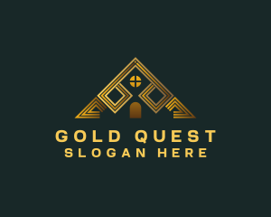 Gold Triangle House logo design