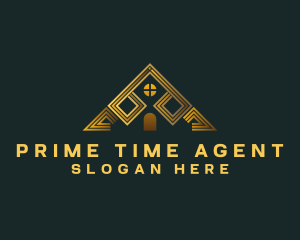 Gold Triangle House logo design