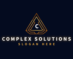 Pyramid Triangle Firm logo design