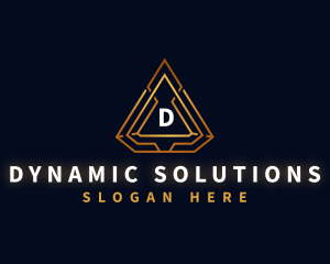 Pyramid Triangle Firm logo design