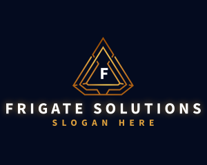 Pyramid Triangle Firm logo design