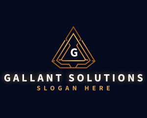 Pyramid Triangle Firm logo design