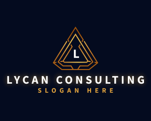 Pyramid Triangle Firm logo design