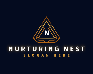 Pyramid Triangle Firm logo design