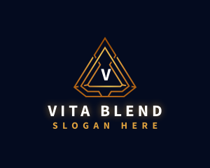 Pyramid Triangle Firm logo design