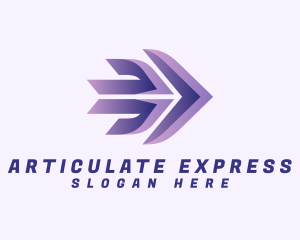 Forwarding Arrow Express  logo design
