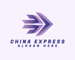 Forwarding Arrow Express  logo design