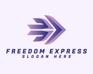 Forwarding Arrow Express  logo design