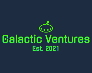 Intergalactic Alien UFO logo