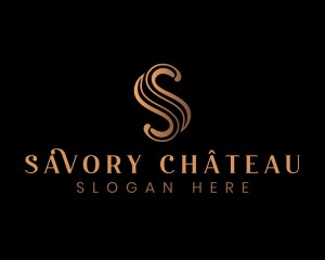 Elegant Luxury Letter S logo design