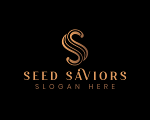 Elegant Luxury Letter S logo design