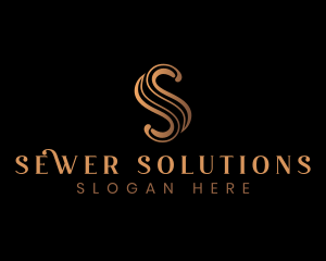 Elegant Luxury Letter S logo design