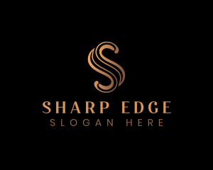 Elegant Luxury Letter S logo design